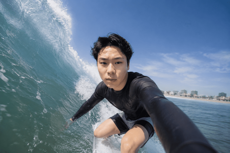 LOCLYX founder surfing